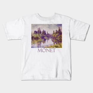 Morning in the Islands Near Vétheuil by Claude Monet Kids T-Shirt